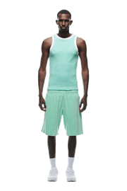 WAFFLE KNIT TANKTOP LIGHT MOSS