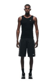WARM UP NYLON SHORTS BLACK