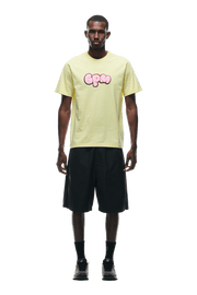 BUBBLE LOGO T-SHIRT BRIGHT LEMON