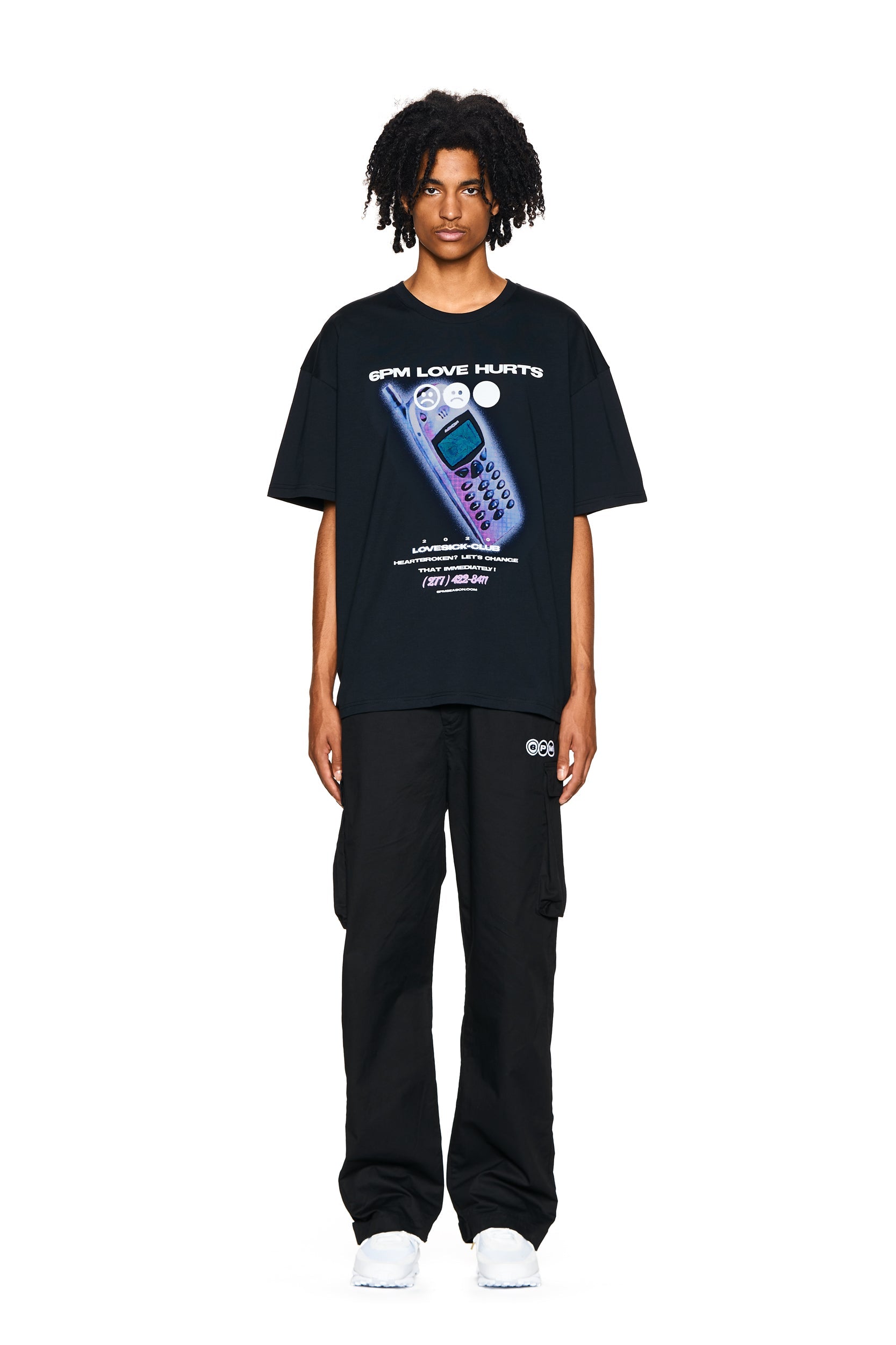 PHONE T-SHIRT BLACK
