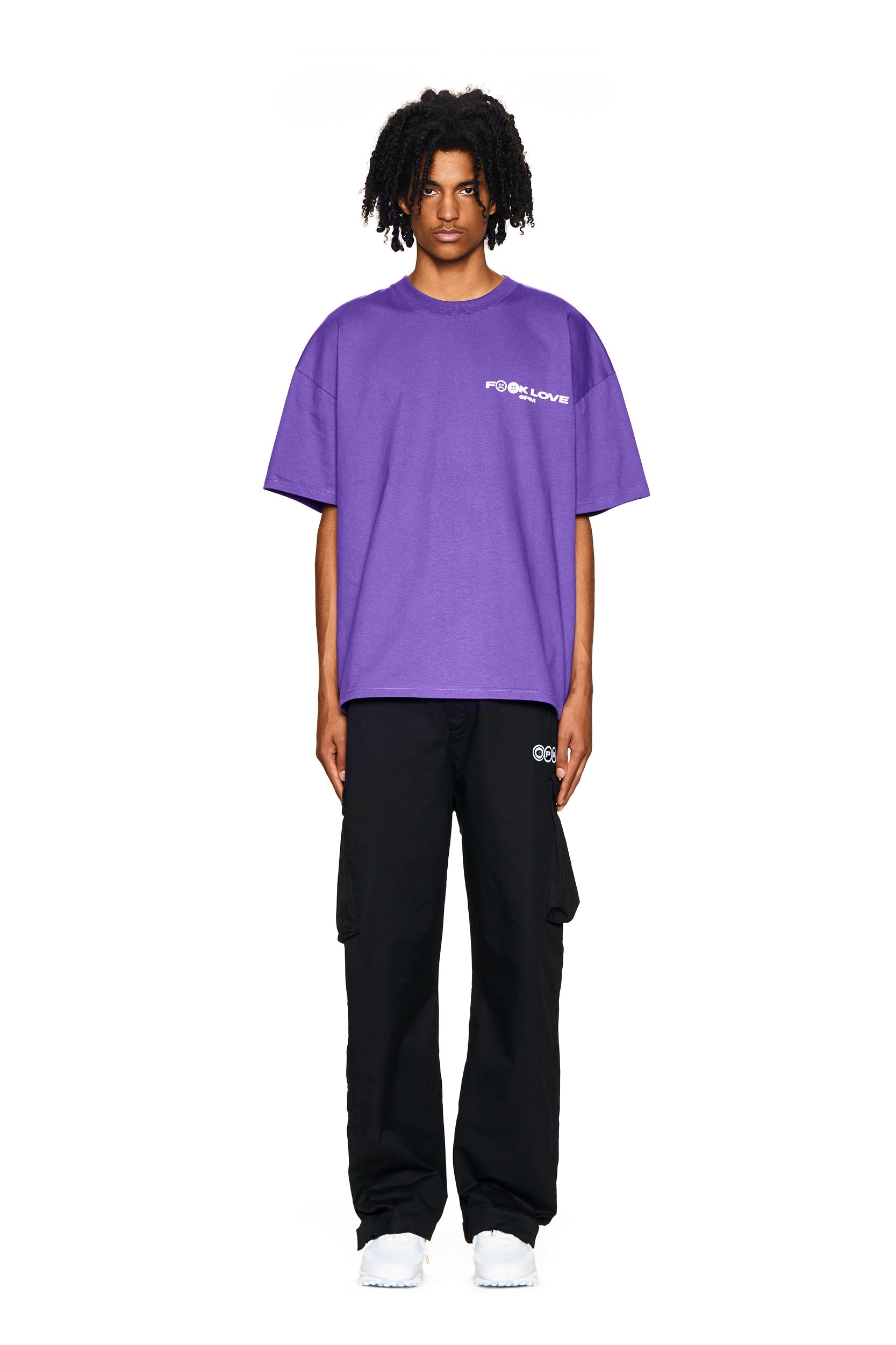 FUCK LOVE T-SHIRT PURPLE
