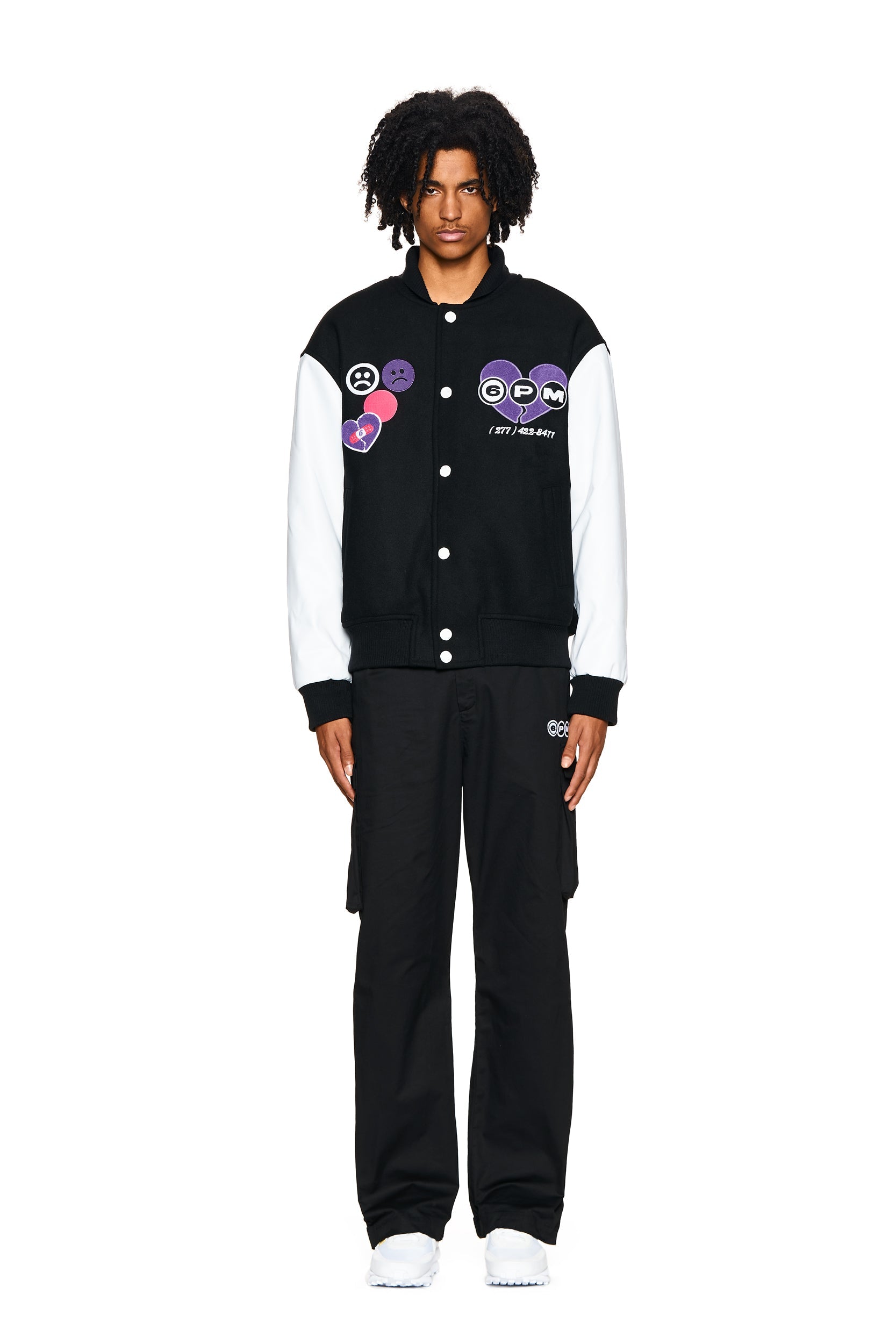 COLLEGE JACKET BLACK