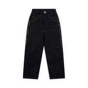 STUDS DENIM BLACK