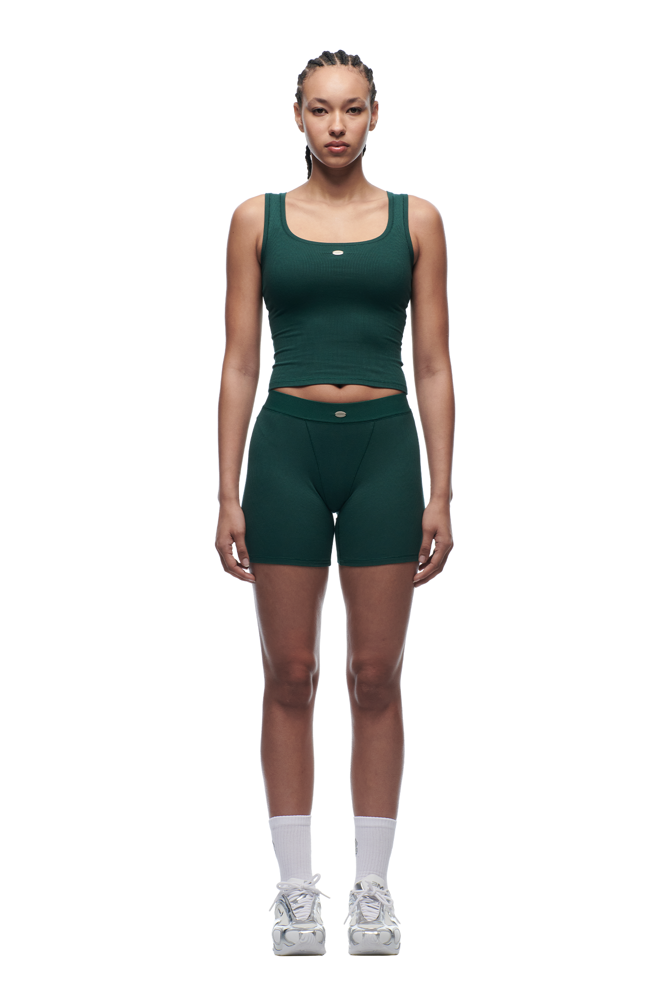 WMNS BOXER SHORTS EVERGREEN