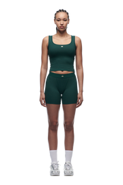 WMNS BOXER SHORTS EVERGREEN