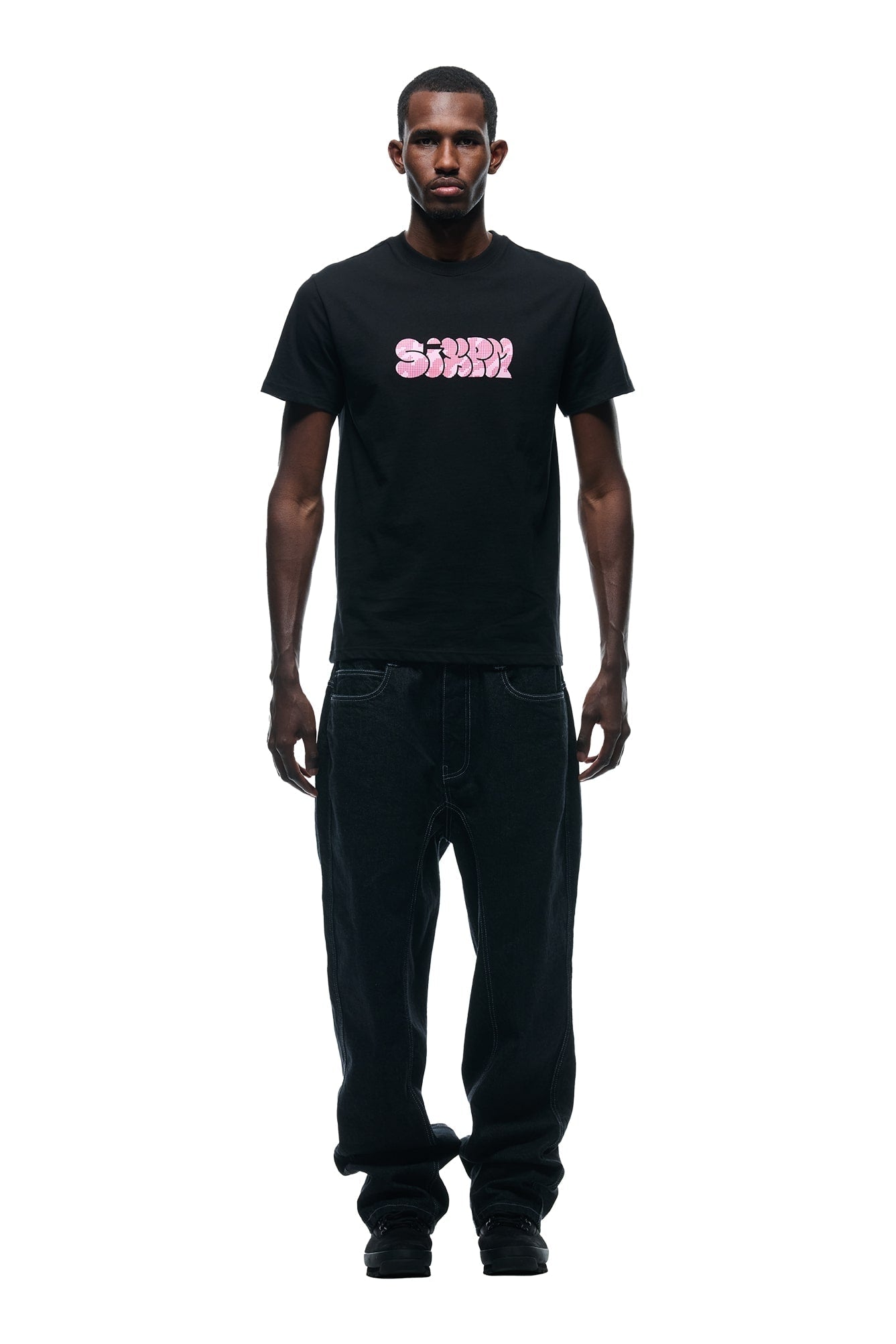 GRAFITTY CAMO T-SHIRT BLACK