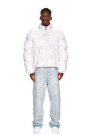 DOWN JACKET WHITE SHINY