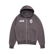 ICONS ZIP HOODIE ASH GREY