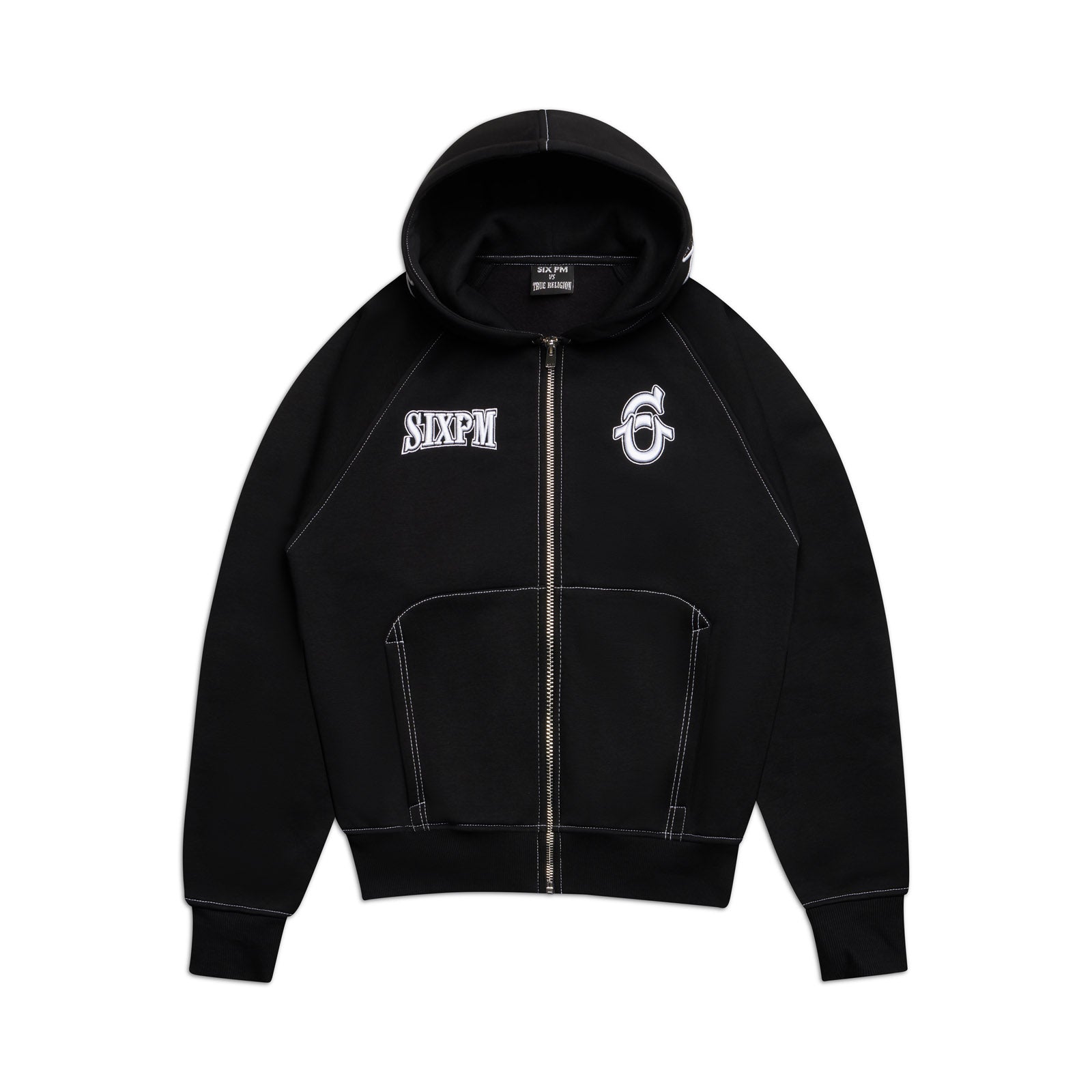 ICONS ZIP HOODIE BLACK