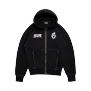ICONS ZIP HOODIE BLACK