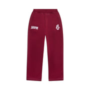ICONS OPEN LEG JOGGER BURNED RED