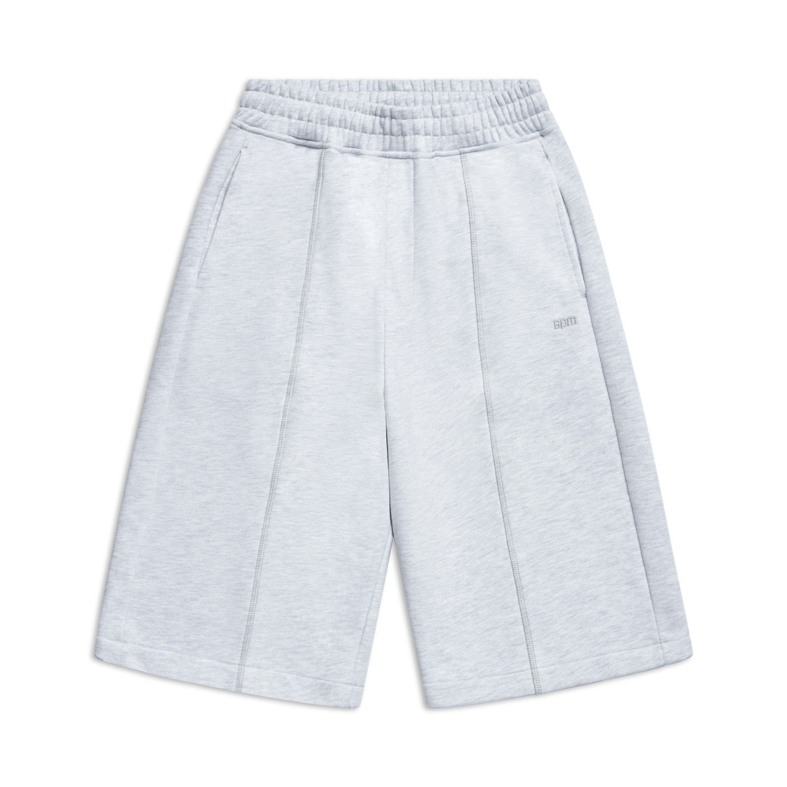 6PM+ LONG SHORTS LIGHT GREY MELANGE