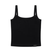 WMNS FITTED CROPPED TOP BLACK