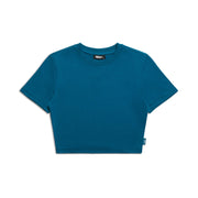 WMNS CROPPED T-SHIRT TEAL