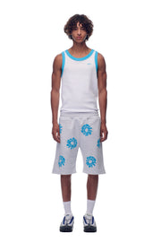 FLOWER SHORTS GREY
