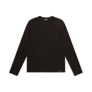 6PM+ RIBBED LS BLACK