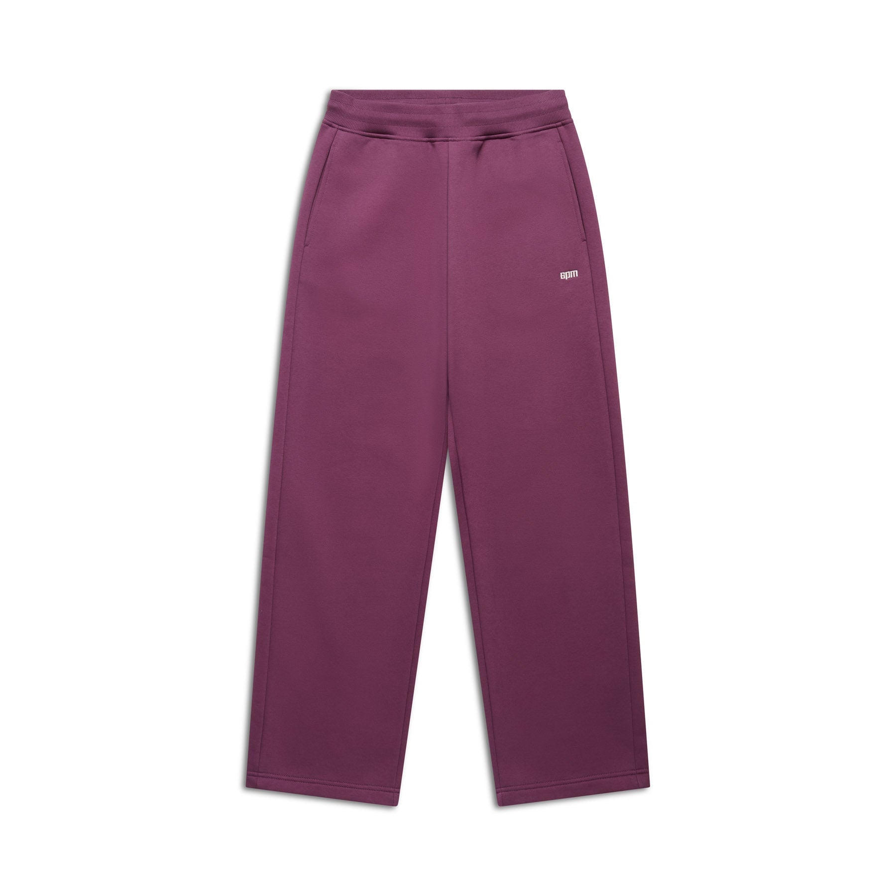 OPEN LEG JOGGER PLUM