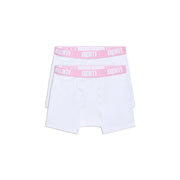 BOXER SHORTS WHITE/PINK (2-PACK)