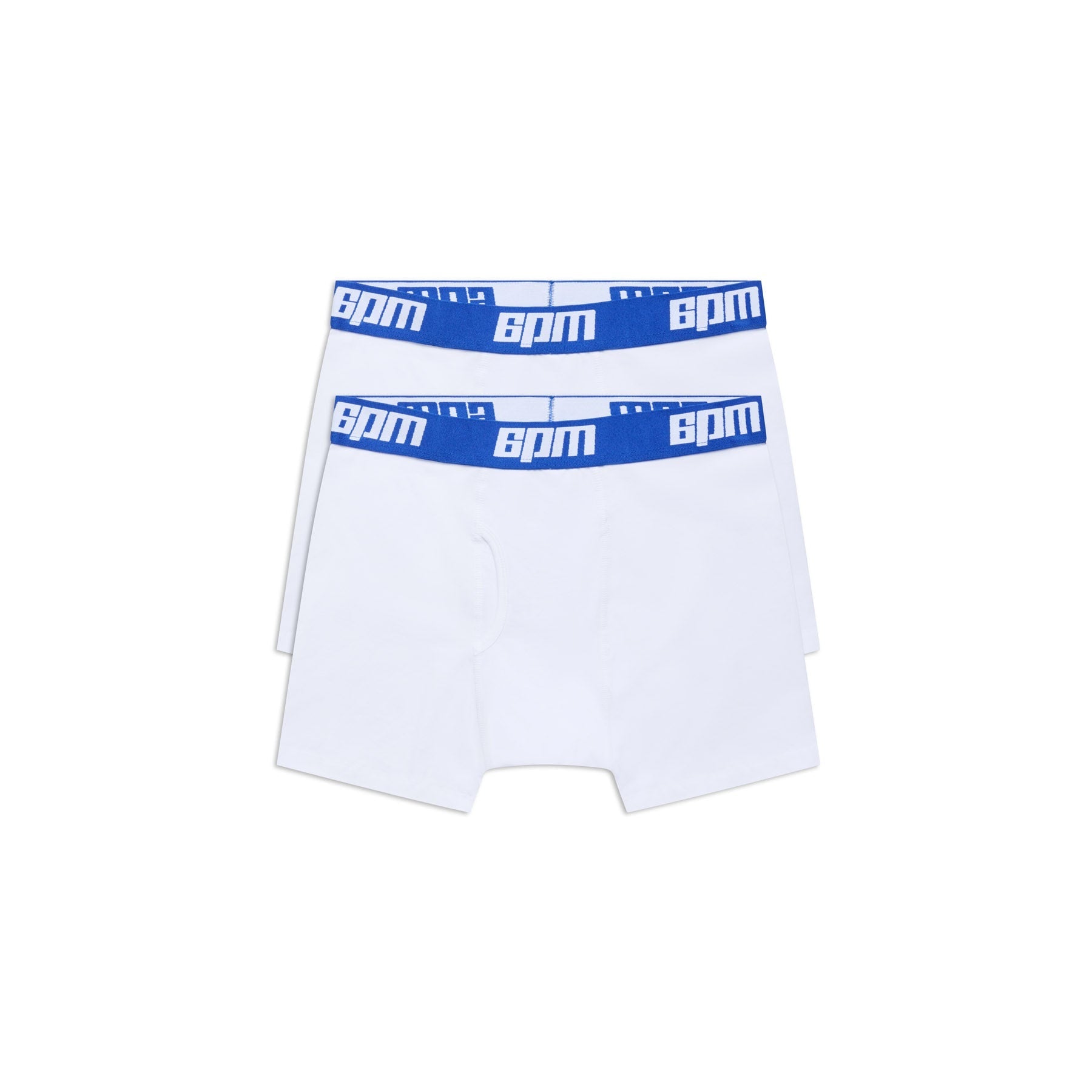 BOXER SHORTS WHITE/PRINCESS BLUE (2-PACK)