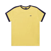 SLIM FIT RINGER TEE YELLOW