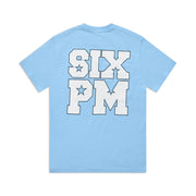 COLLEGE STAR TEE BLUE