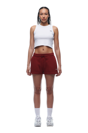 WMNS SHORTS WINE RED
