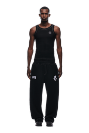 ICONS OPEN LEG JOGGER BLACK